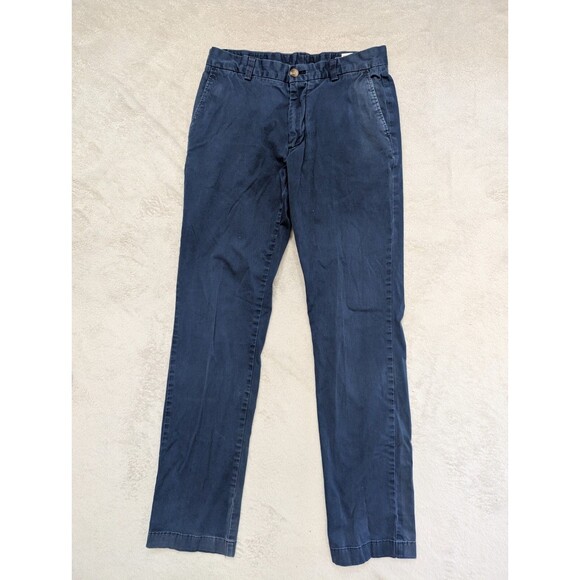 Vineyard Vines Breaker Pant Men 30x34 Navy Blue Trousers Chino Preppy - Picture 1 of 10